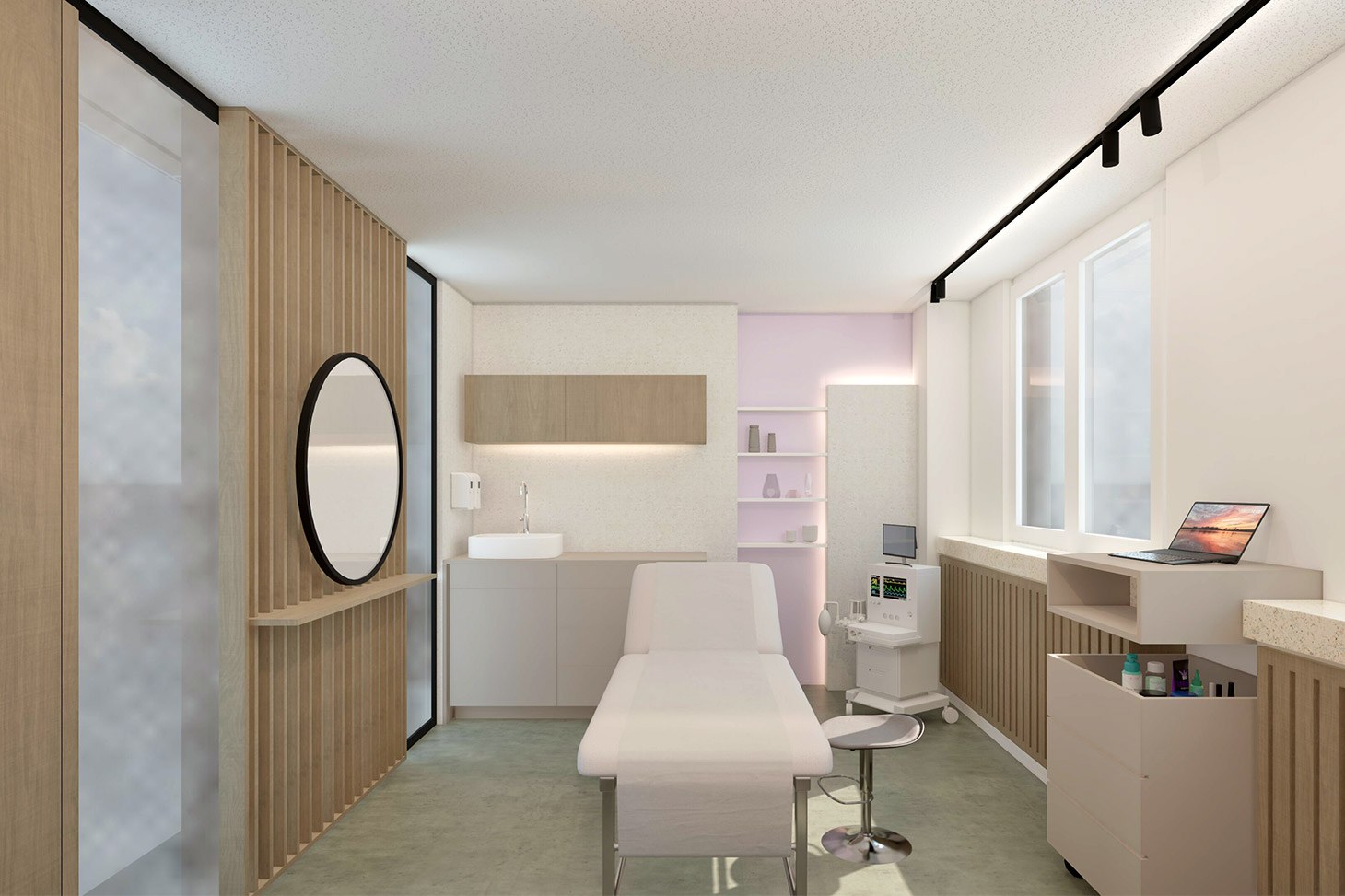Erweiterung einer dermatologischen Praxis – Innenarchitektur trifft auf Funktionalität
