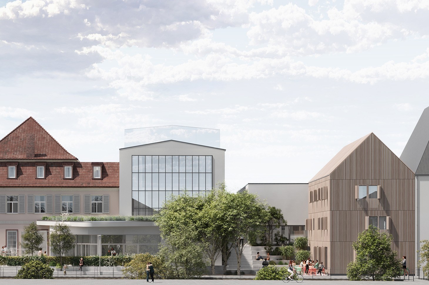 Behutsame Integration - Neubau des Künstlerhauses Landau
