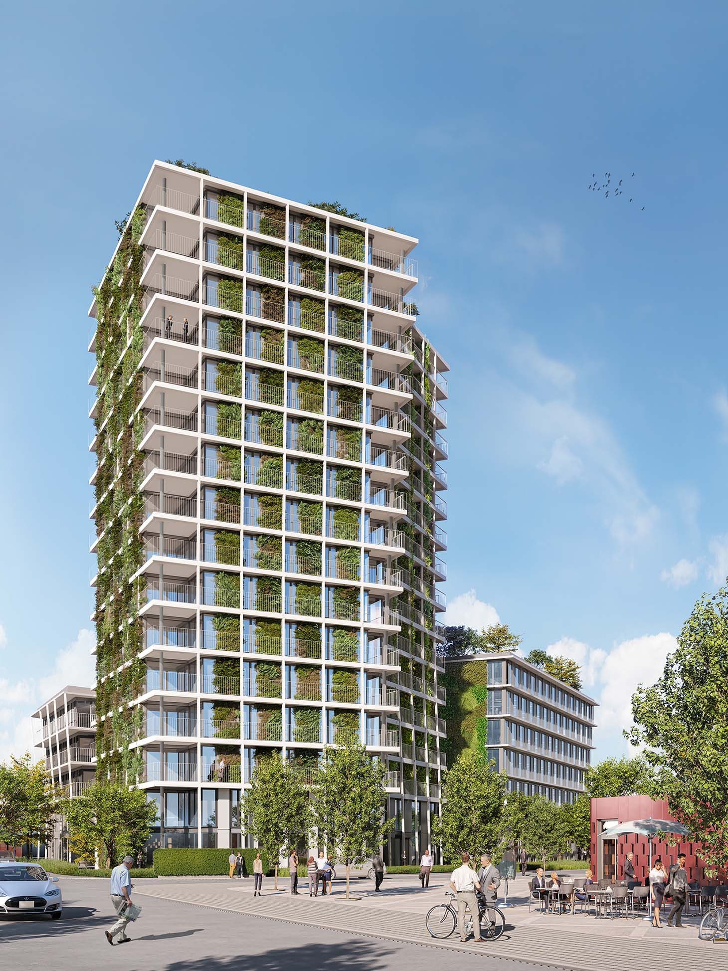 Growing green: Green City Tower Freiburg