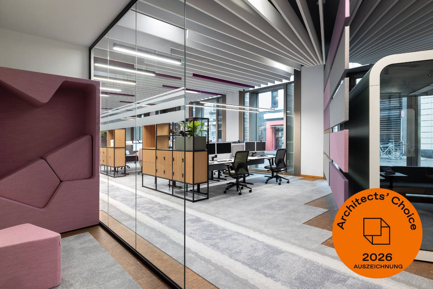 New Work Pilotfläche L-Bank Karlsruhe unter den Best Workspaces 2026 