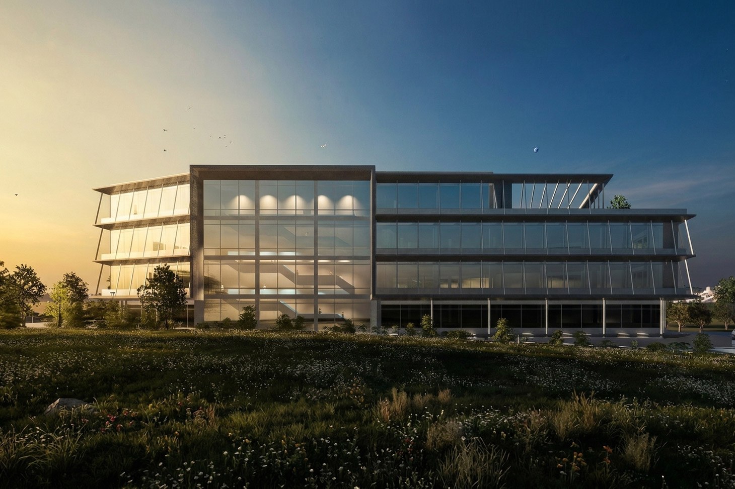 Neubauplanung eines integrierten Produktions- und Verwaltungsstandorts